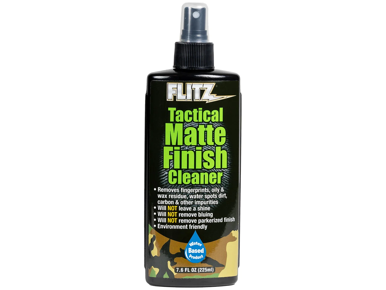 Flitz Tactical Matte Finish Cleaner - 7.6oz Spray