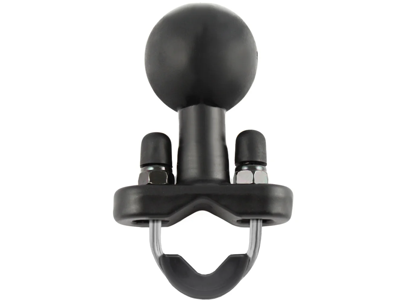RAM Mount Rail Base w/Stainless U-Bolt & 1.5" Ball