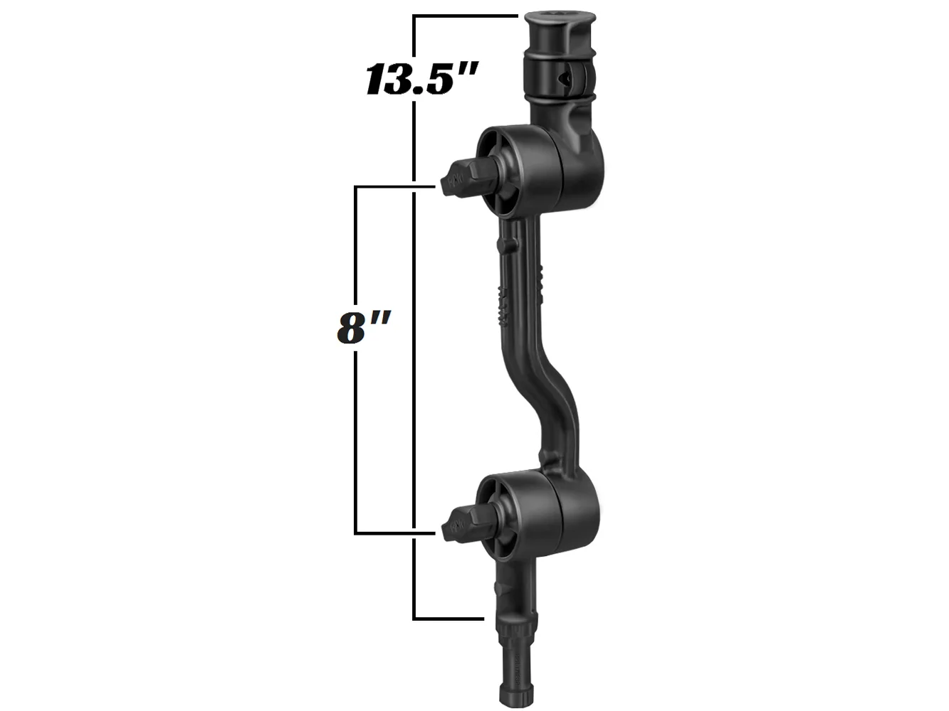 RAM Mount Adjustable Adapt-a-Post 13.5" Extension Arm