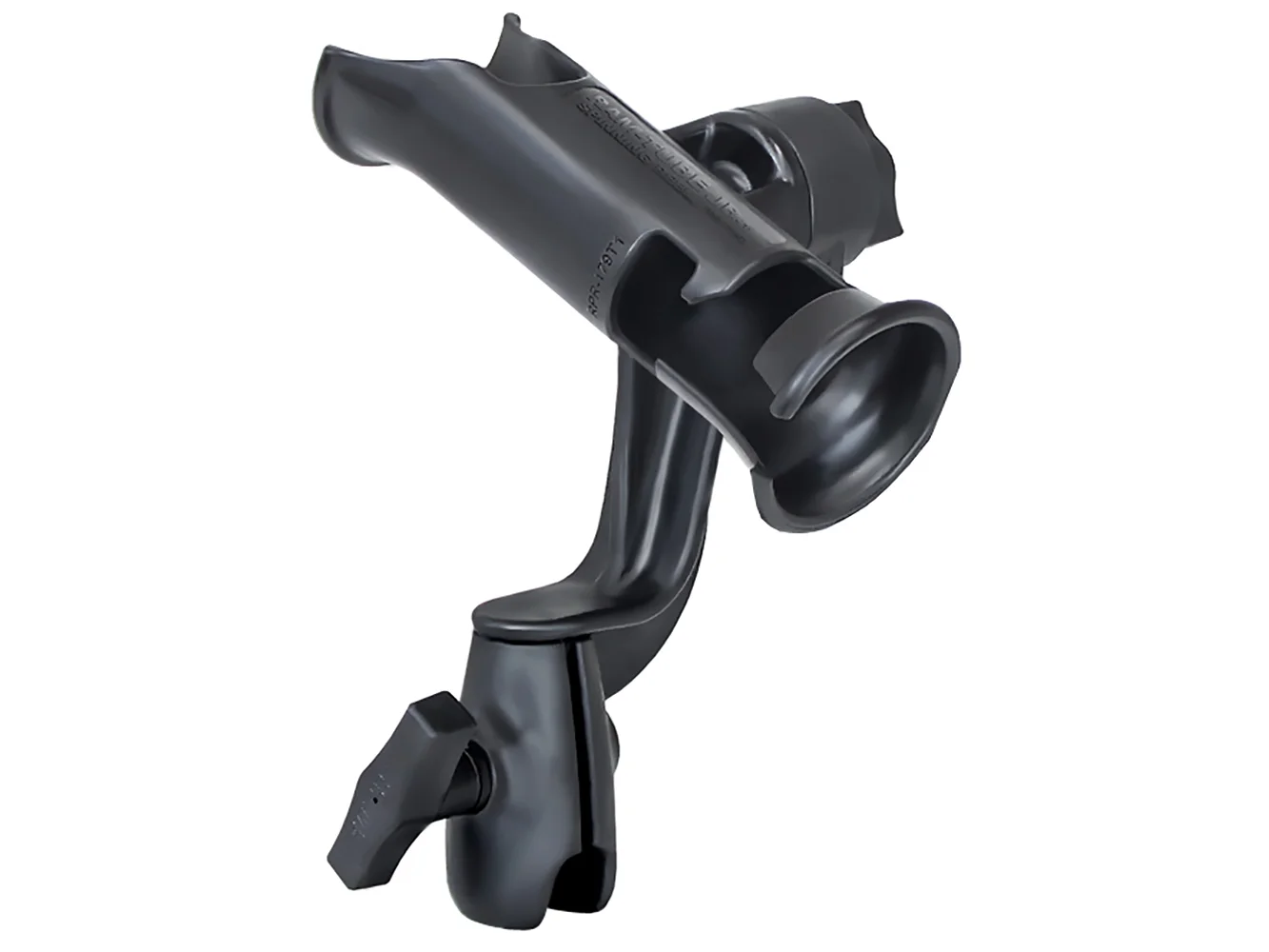 RAM Tube Jr.™ Fishing Rod Holder with RAM-ROD® Revolution Ratchet/Socket System (Base NOT Included)
