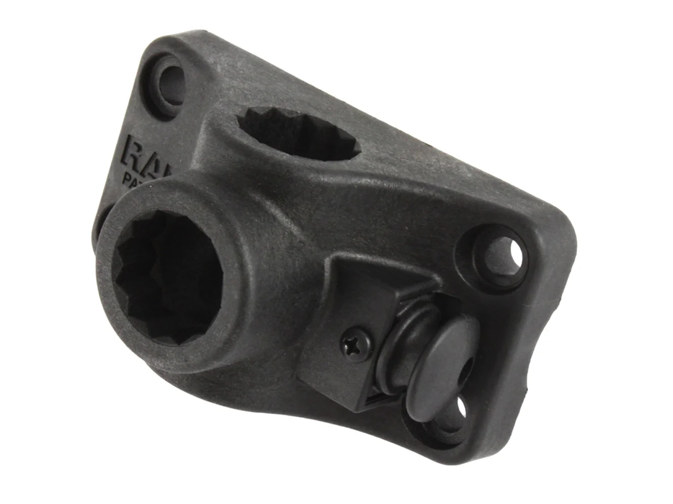 RAM Mount RAM-ROD Combination Bulkhead/Flat Surface Base w/Plunger f/Spline Posts