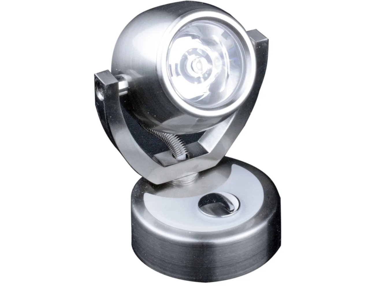 Lunasea Wall Mount LED Light w/Touch Dimming - Warm White/Brushed Nickel Finish - Rotating Light