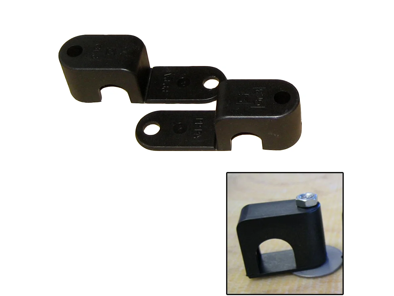 Weld Mount Single Poly Clamp f/1/4" x 20 Studs - 1/2" OD - Requires 1.5" Stud - Qty. 25