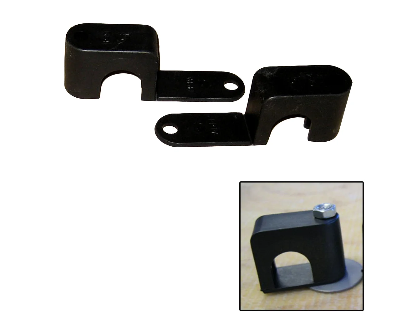 Weld Mount Single Poly Clamp f/1/4" x 20 Studs - 3/4" OD - Requires 1.75" Stud - Qty. 25