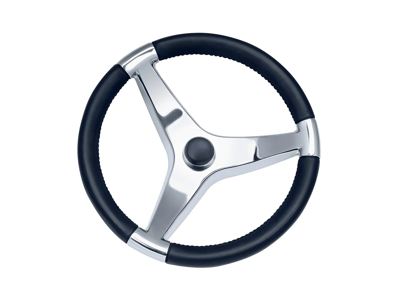 Schmitt Marine Evo Pro 316 Cast Stainless Steel Steering Wheel - 13.5" Diameter