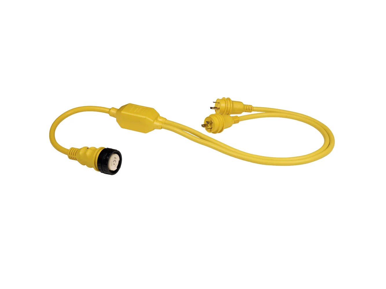 Marinco RY504-2-30 50A Female to 2-30A Male Reverse "Y" Cable