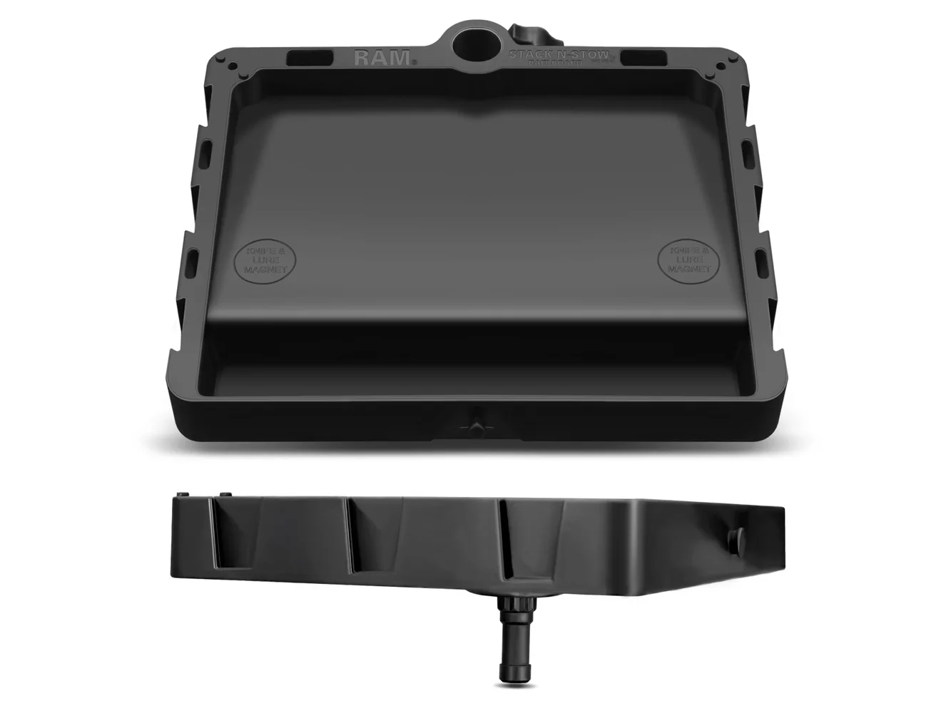 RAM Mount STACK-N-STOW Bait Board w/3" Post & Spline