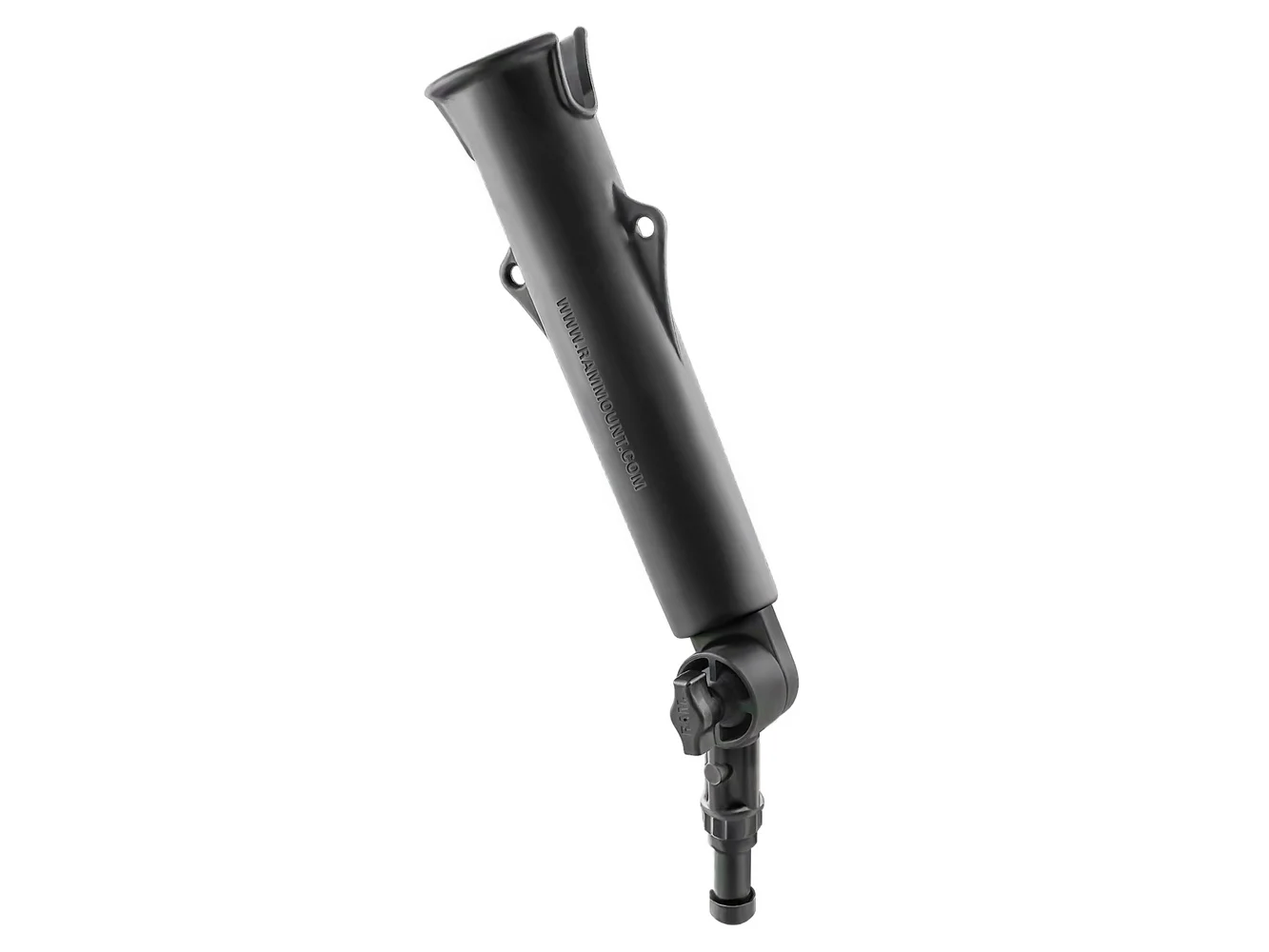 RAM Mount Tough-Tube Fishing Rod Holder w/3" Long Ratchet Spline Post Arm