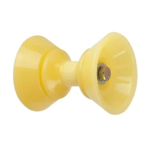C.E. Smith 3" Bow Bell Roller Assembly - Yellow TPR