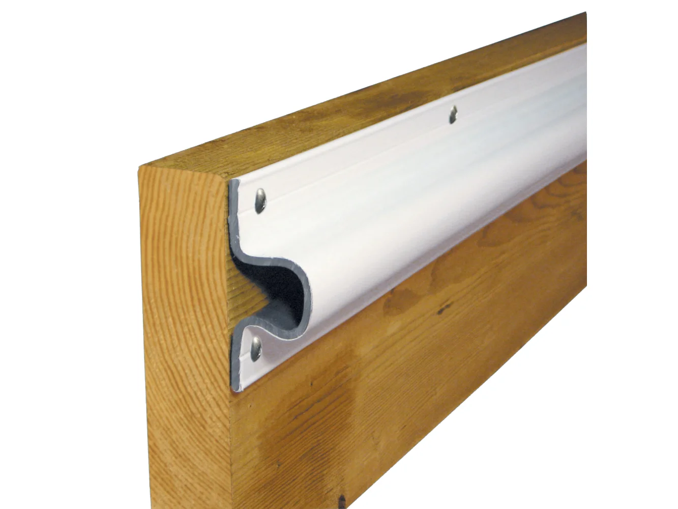 Dock Edge "C" Guard PVC Dock Profile - (4) 6' Sections - White