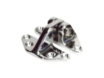 Whitecap Standard Hatch Hinge - CP/Brass - 2-5/8" x 3-1/8"