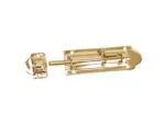Whitecap Barrel Bolt - Polished Brass - 4"