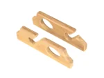 Whitecap Teak Two-Rod Storage Rack - Pair