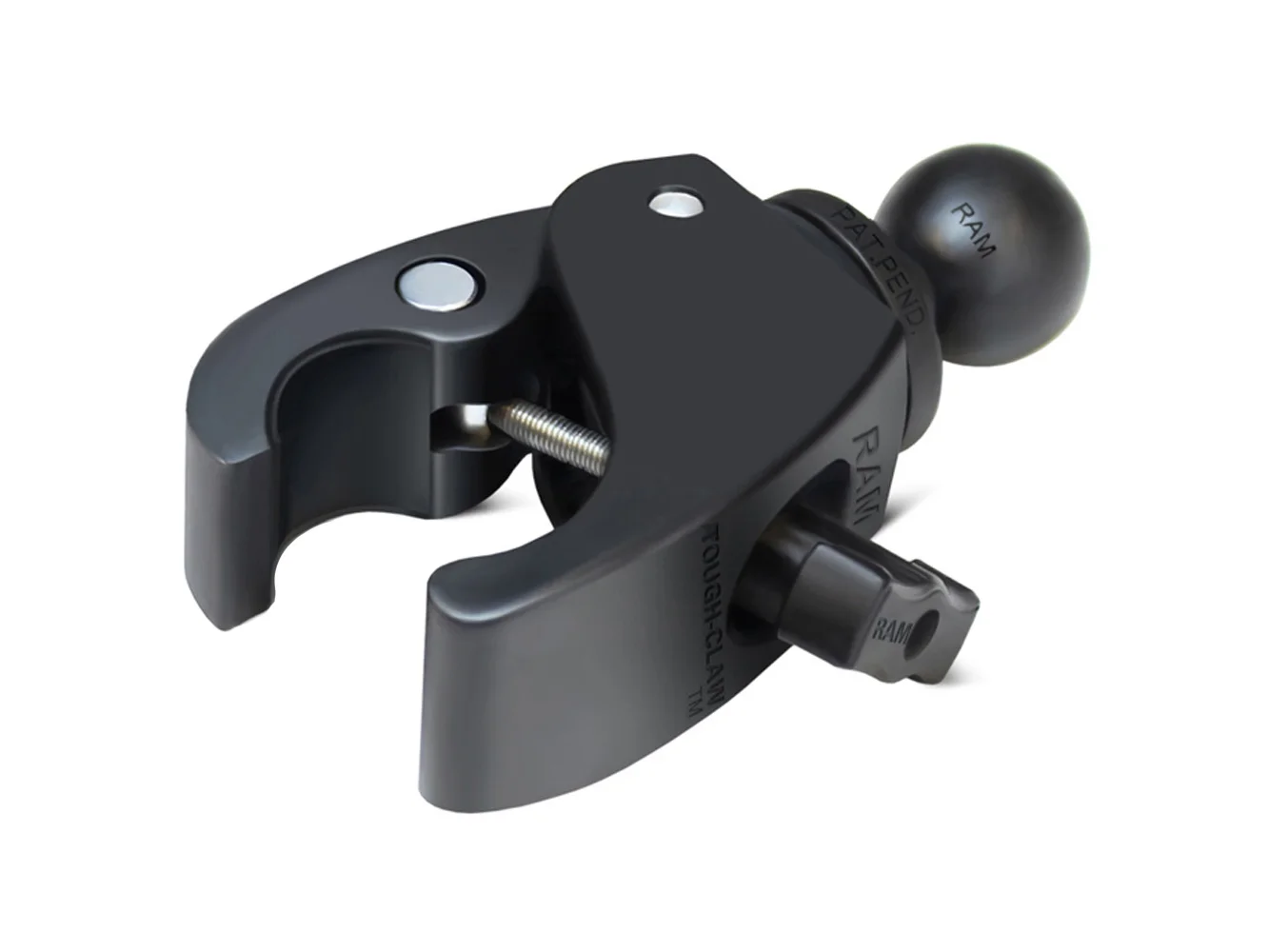 RAM Mount Small Tough-Claw w/1" Rubber Ball