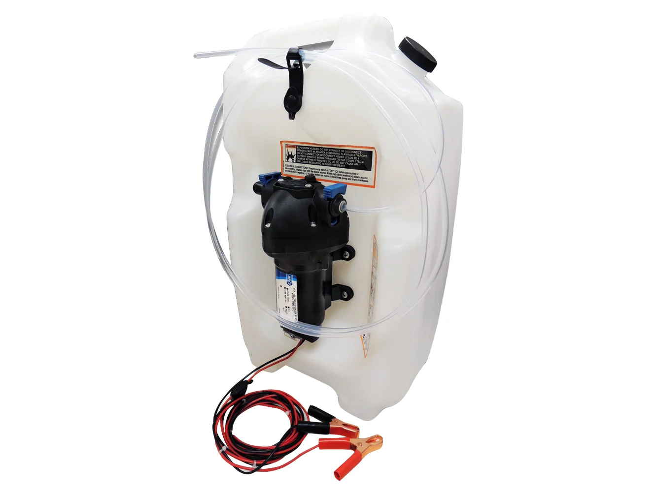 Jabsco Flat Tank Oil Changer System - 3-1/2 Gallon Tank - 12V