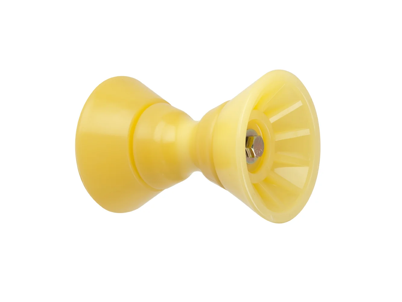C.E. Smith 4" Bow Bell Roller Assembly - Yellow TPR