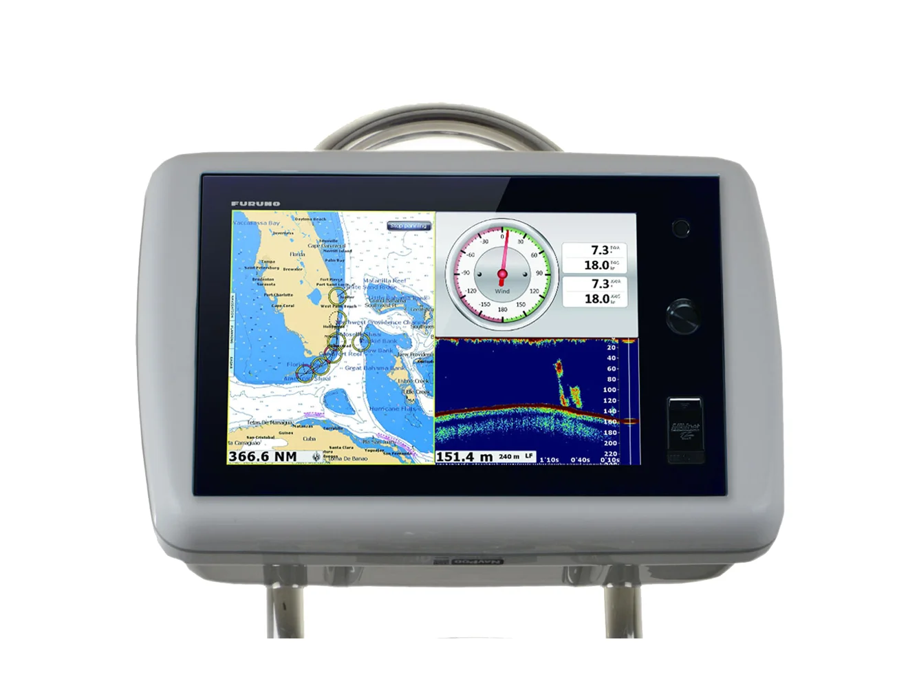 NavPod GP1036 SailPod Pre-Cut f/Furuno NavNet TZtouch 14.1" Multi Touch f/9.5" Wide Guard