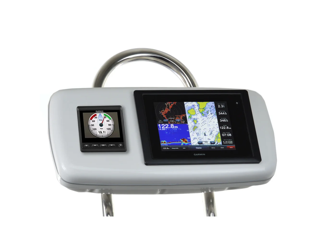 NavPod GP1040-11 SystemPod Pre-Cut f/Garmin 8008/8208 & 1 Instrument f/9.5" Wide Guard
