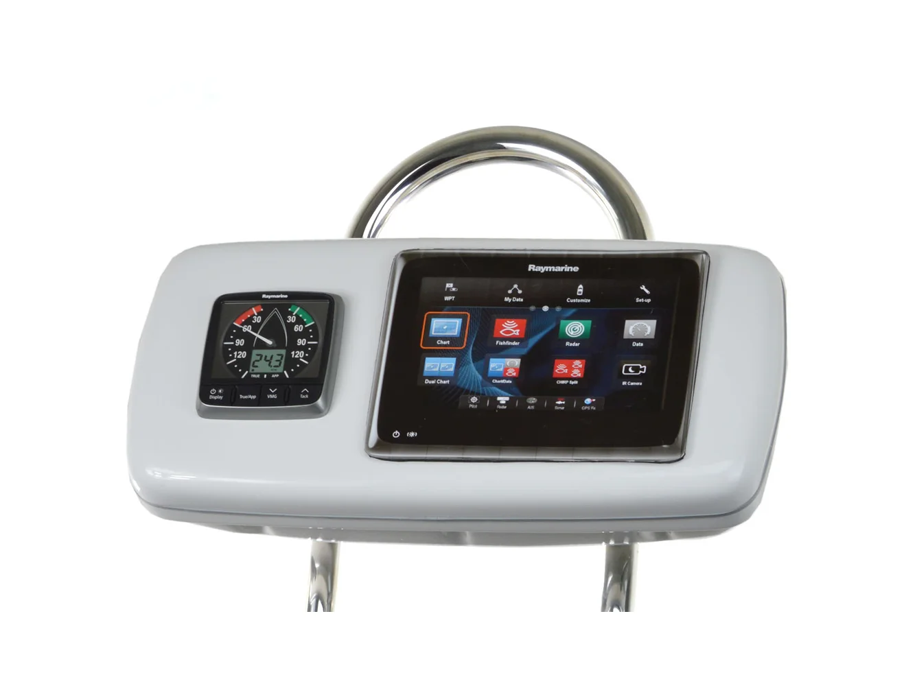 NavPod GP1040-14 SystemPod Pre-Cut f/Raymarine a95/a97/a98 & 1 Instrument f/9.5" Wide Guard