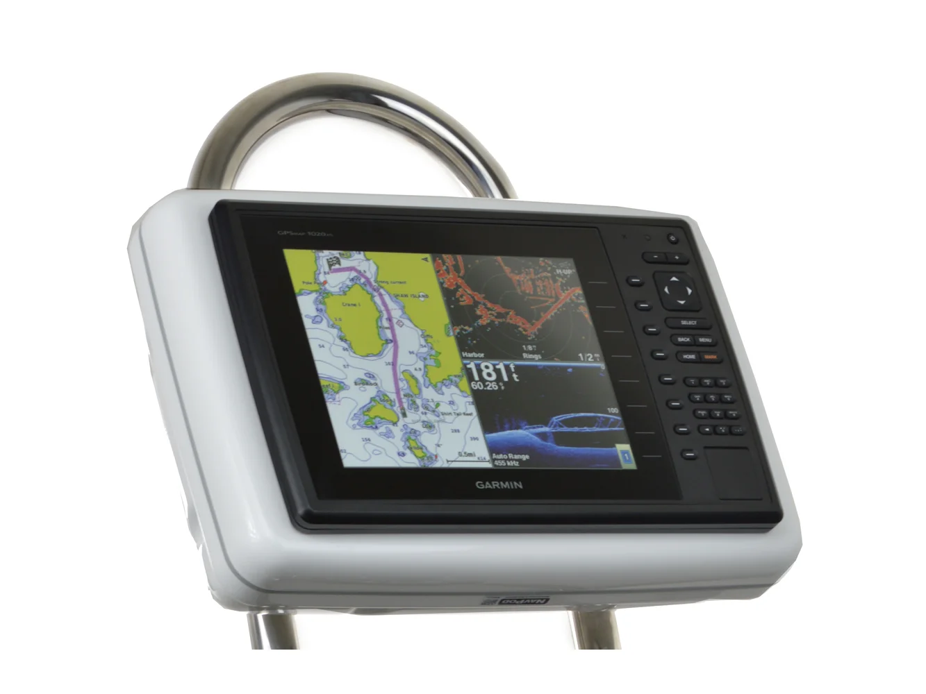 NavPod GP1201 SailPod Pre-Cut f/Garmin 1020 / 1020xs / 1040xs f/9.5" Wide Guard