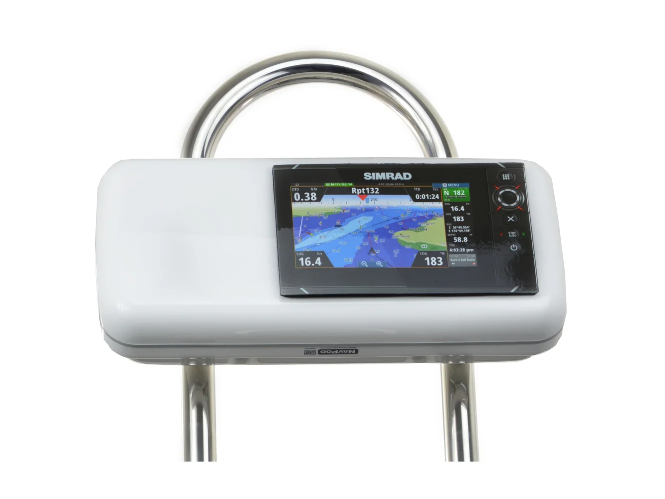 NavPod GP1506 SystemPod Pre-Cut f/Simrad NSS7 evo2 or B&G Zeus² 7 w/Space On The Left f/9.5" Wide Guard
