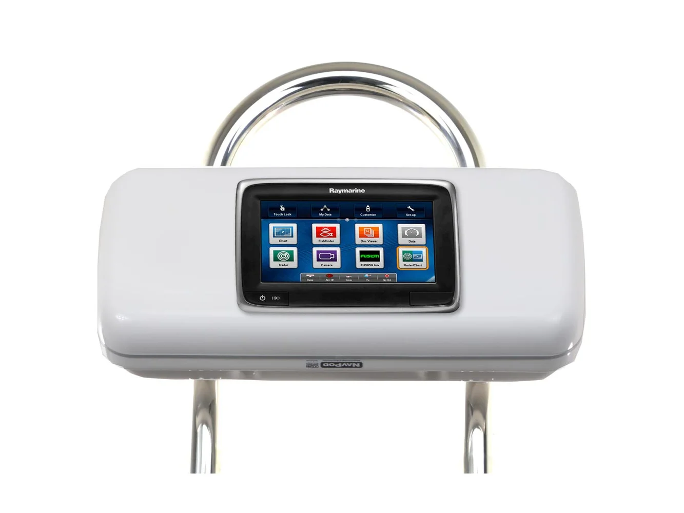 NavPod GP1523 SystemPod Pre-Cut f/Raymarine a75/a77/a78 Mounted In Center f/9.5" Wide Guard