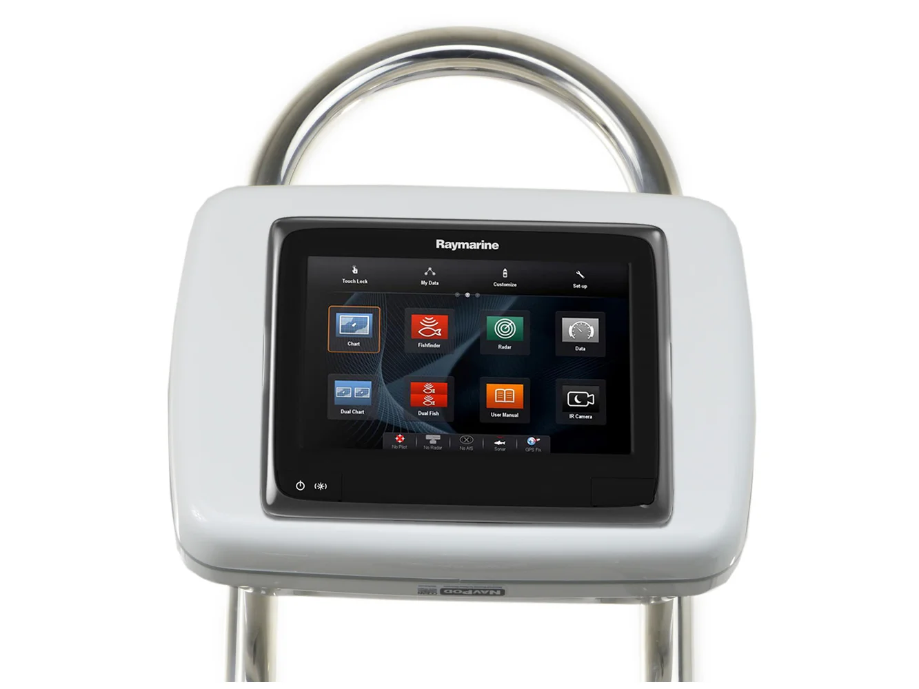 97128NavPod GP1814 SailPod Pre-Cut f/Raymarine a95/a97/a98 f/9.5" Wide Guard