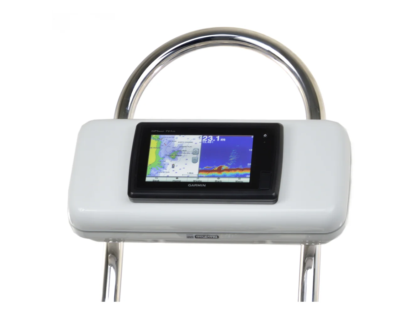 NavPod GP2521 SystemPod Pre-Cut f/Garmin 7xx and 7x Series Mounted In Center f/12" Wide Guard