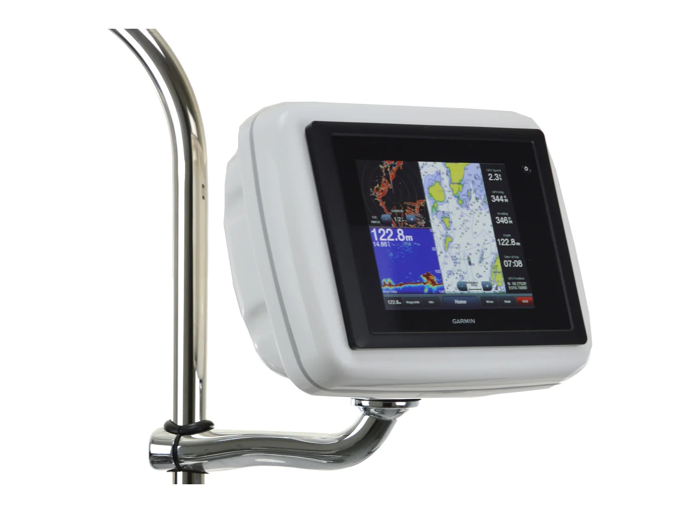 NavPod RMX4811 RailMount Pre-Cut f/Garmin 8008/8208