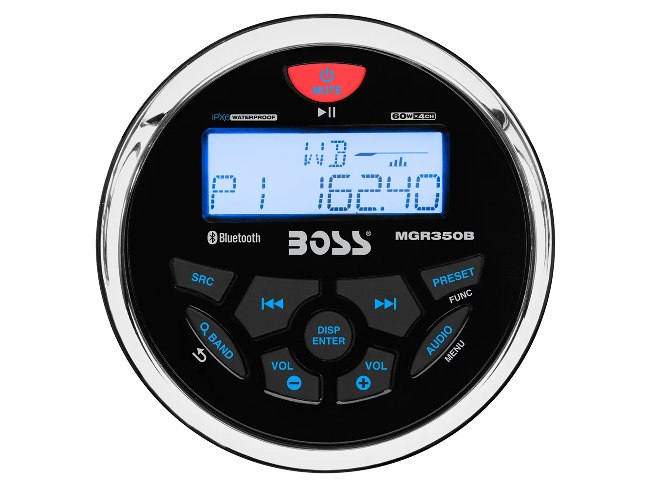 Boss Audio MGR350B Marine Stereo w/AM/FM/BT/USB