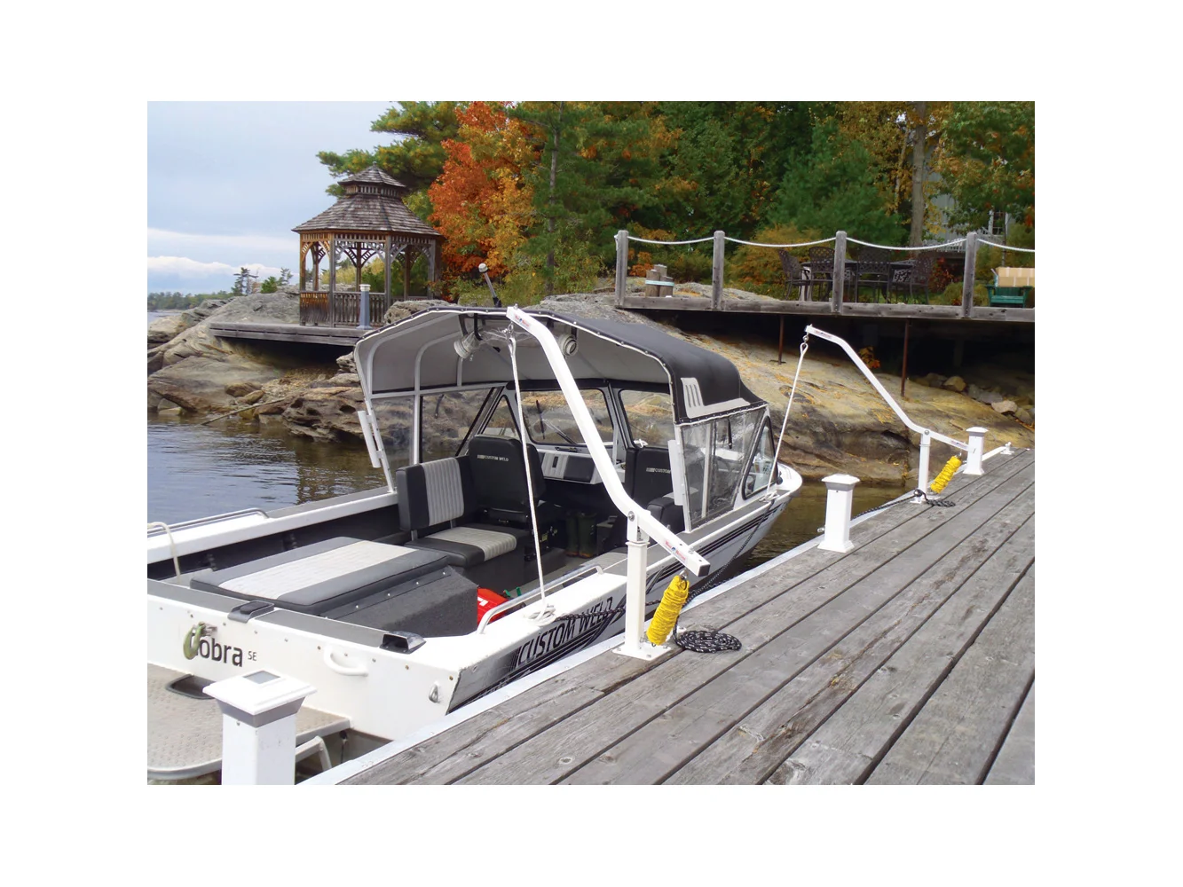 Dock Edge Wake Watchers Mooring System