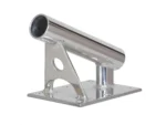 Lee's MX Pro Series Fixed Angle Center Rigger Holder - 22° - 1.5" ID - Bright Silver