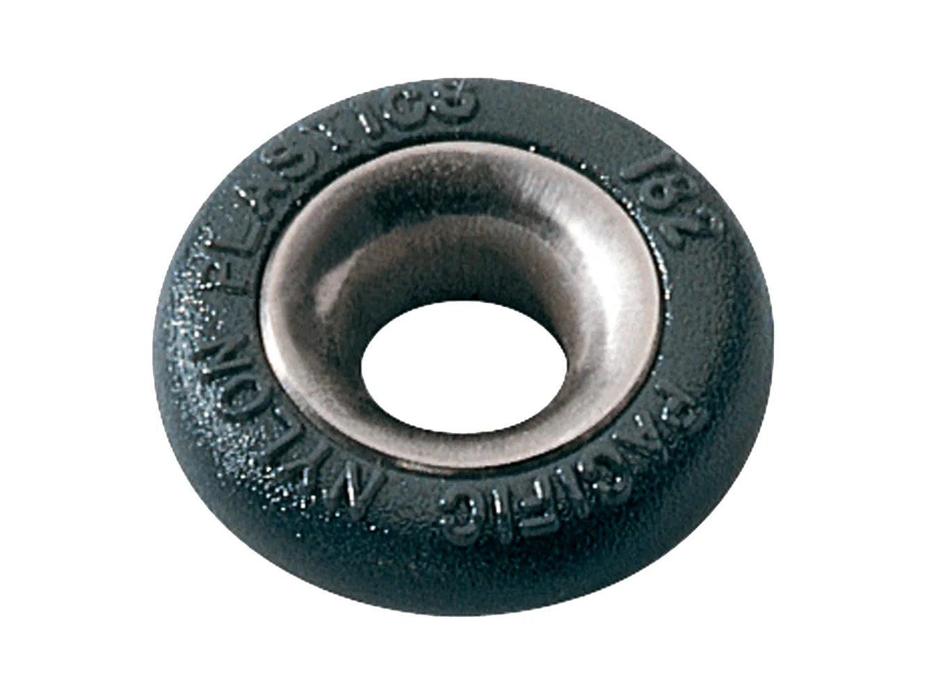 Ronstan Glue-In Plastic Nylon Bush - Stainless Steel Lined - 7mm (9/32") ID x 5mm (3/16") Deep