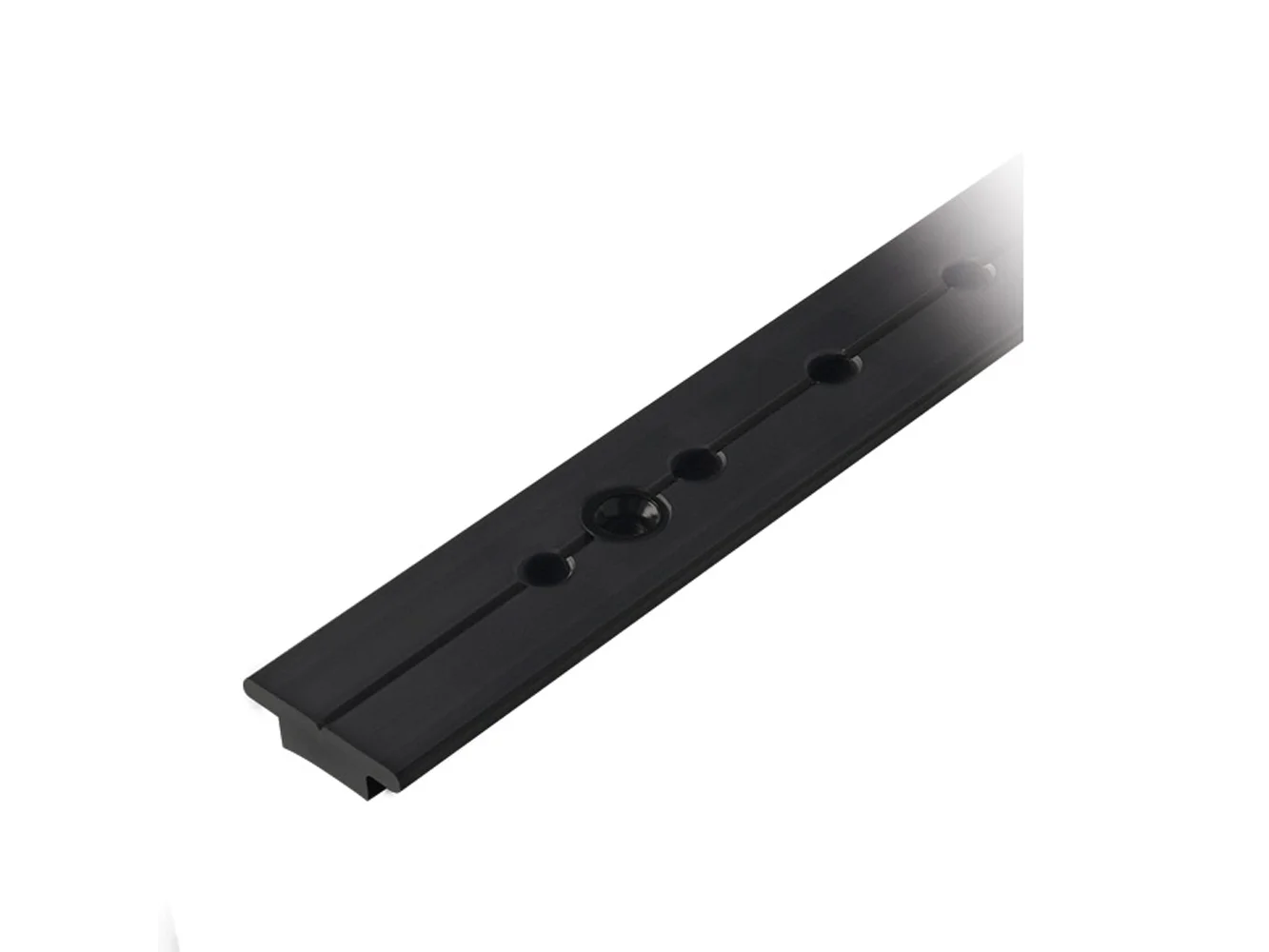 Ronstan Series 25 T-Track - Racing Track - Black - 25mm (1") Stop Hole Centers