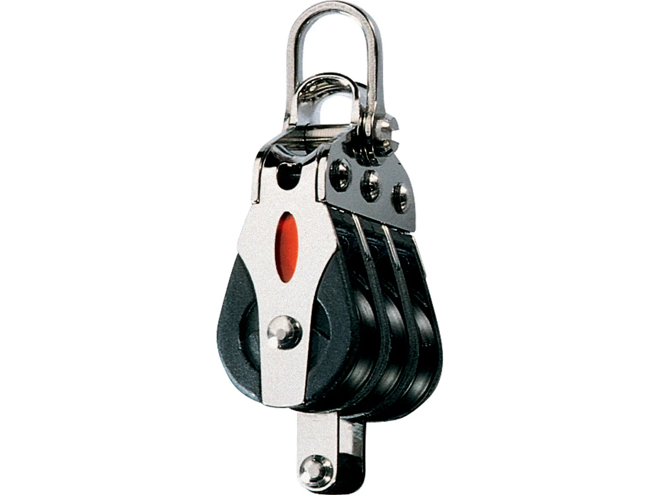Ronstan Series 20 Ball Bearing Block - Triple - Becket - 2-Axis Shackle Head