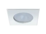 Quick Blake XP Downlight LED -  4W, IP66, Spring Mounted - Square Stainless Bezel, Round Warm White Light