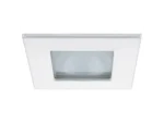 Quick Marina XP Downlight LED - 4W, IP66, Spring Mounted - Square White Bezel, Square Warm White Light