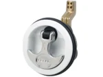 Perko Flush Latch - Surface Mount Offset Cam Bar - 2.5" Hole - White
