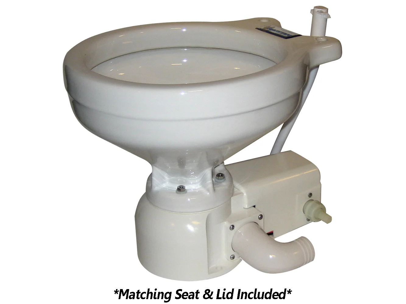 Raritan Sea Era QC Toilet - Household Style - Freshwater Solenoid - Straight & 90° Discharge - Smart Toilet Control - 12v