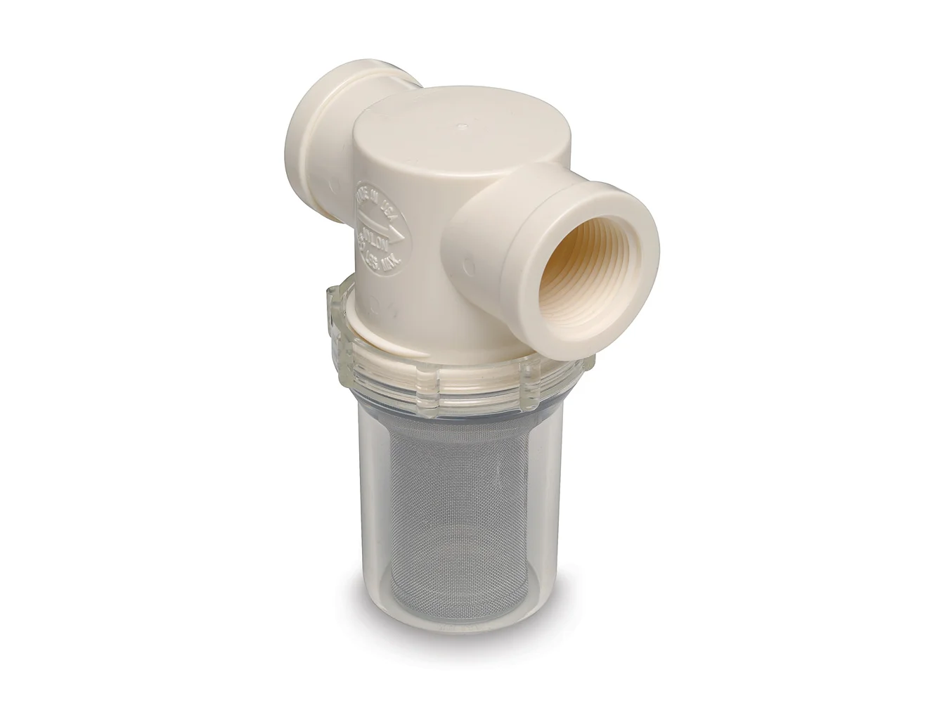 Shurflo by Pentair 1" Raw Water Strainer w/Bracket & Fittings - 50 Mesh