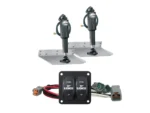 Lenco 12" x 12" Standard Trim Tab Kit w/Double Rocker Switch Kit