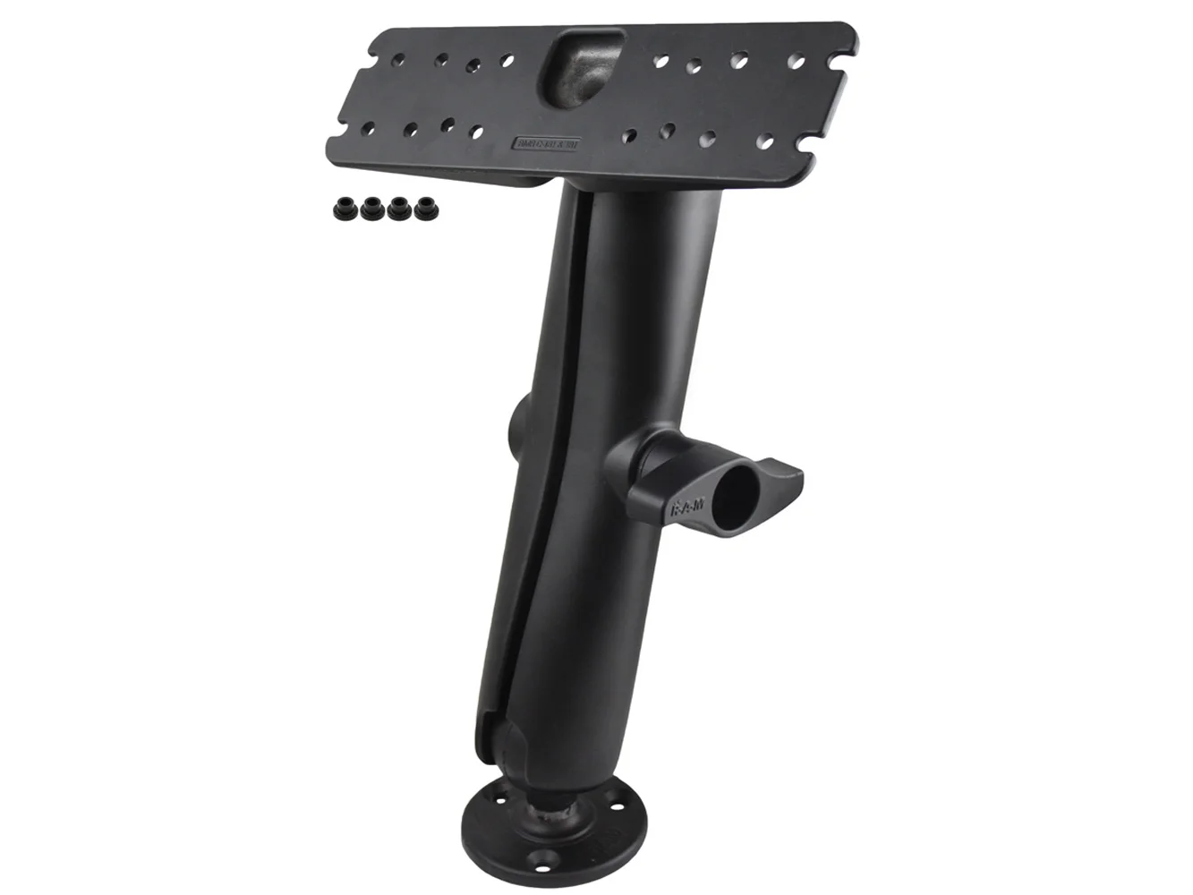RAM Mount Marine Electronics Mount Long - Gimbal Brackets Under 15lbs