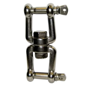 Quick SW8 Anchor Swivel - 8mm Stainless Steel Jaw Jaw Swivel for 11-16 lb. Anchors
