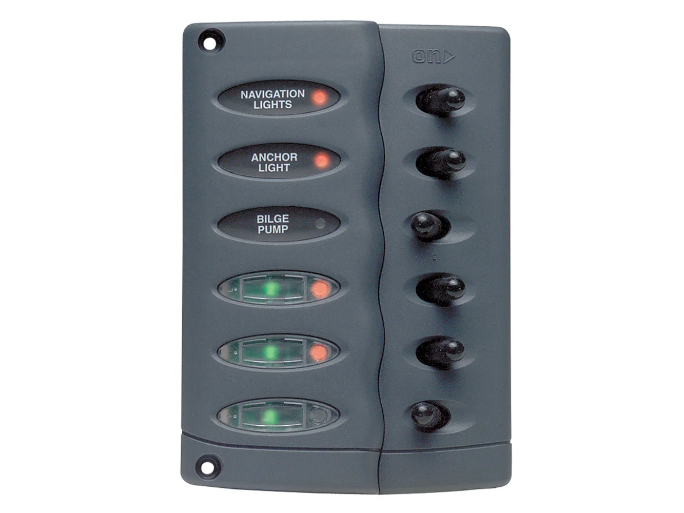 BEP Contour Switch Panel - Waterproof 6 Way