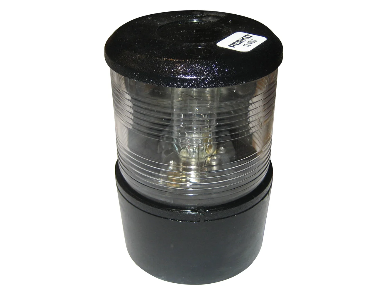 Perko Masthead Light f/Sail or Power Less Than 20M - 12VDC - Black Base Mount/White Light