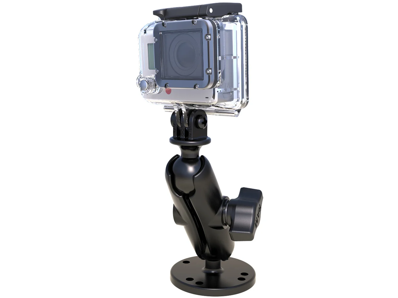 RAM Mount 1" Ball Mount w/Custom GoPro® Hero Adapter
