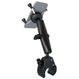 RAM Mount Universal Tough-Claw Base w/Long Double Socket Arm & Universal X-Grip&reg; Cell/iPhone Cradle