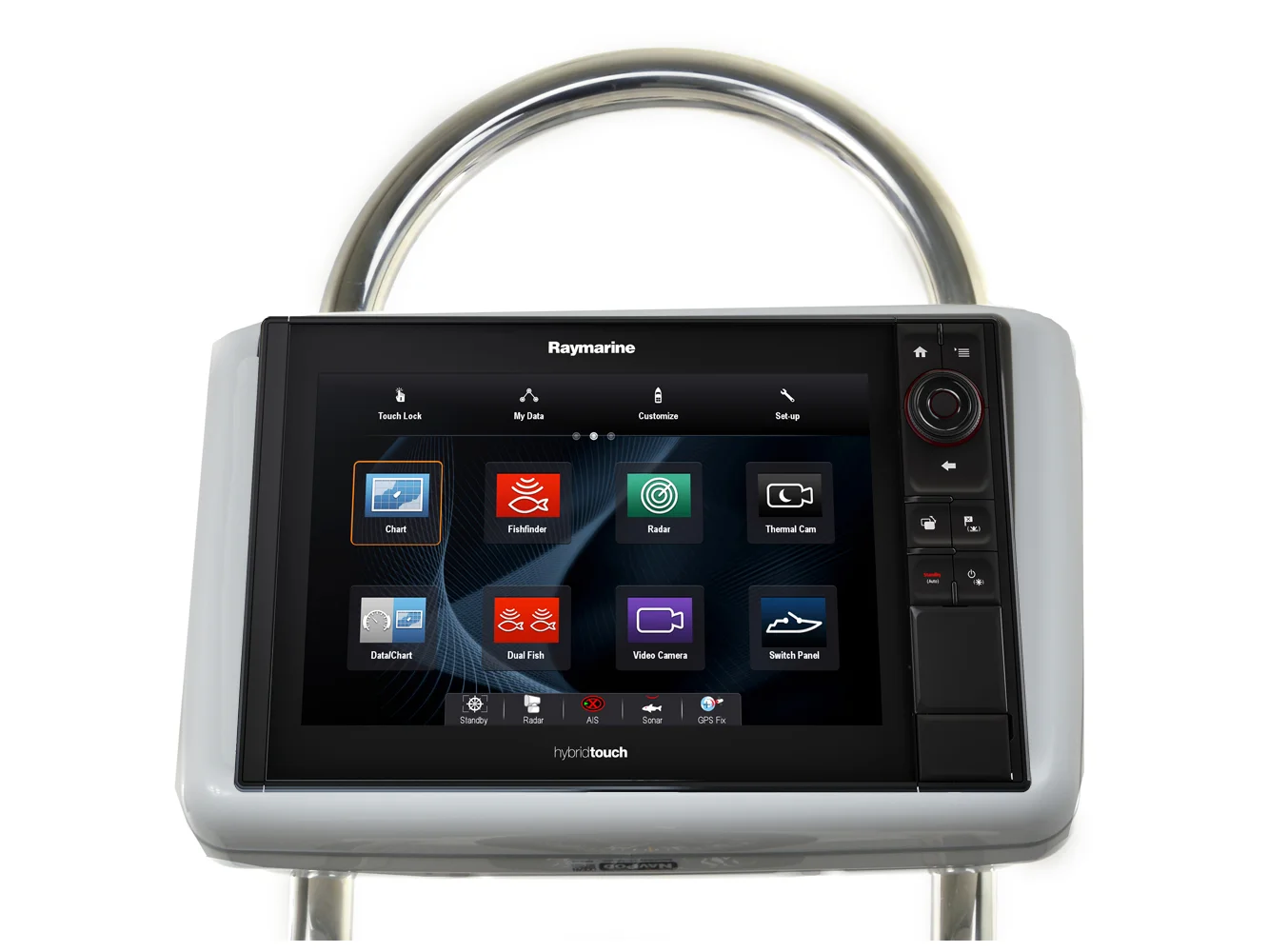 NavPod GP2205 SailPod Pre-Cut f/Raymarine es127/es128 f/12" Wide Guard