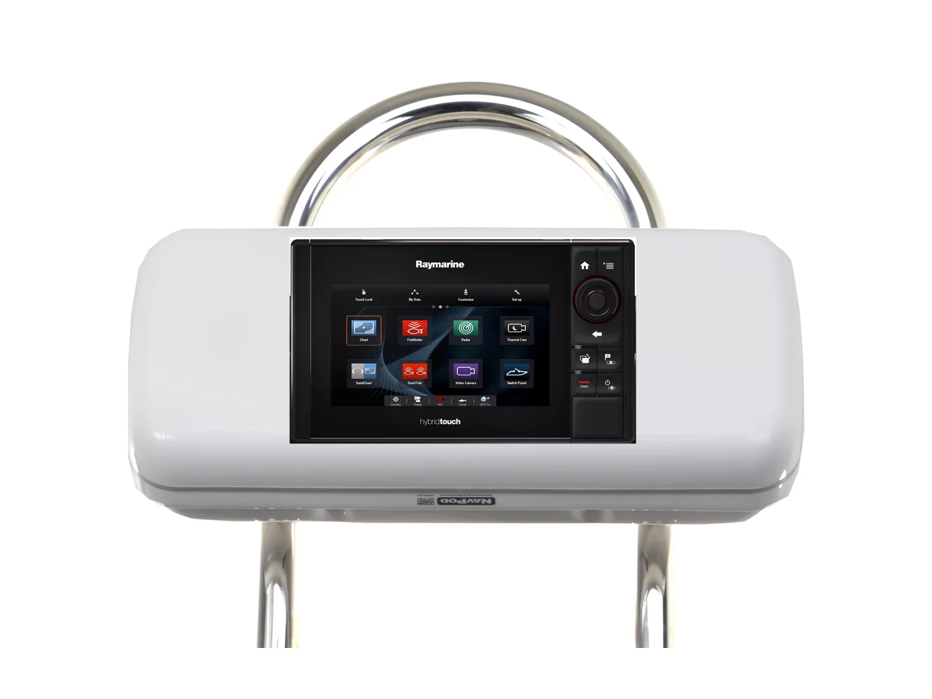 NavPod GP1524 SystemPod Pre-Cut f/Raymarine eS75/eS77/eS78 Mounted in the Center f/9.5" Wide Guard