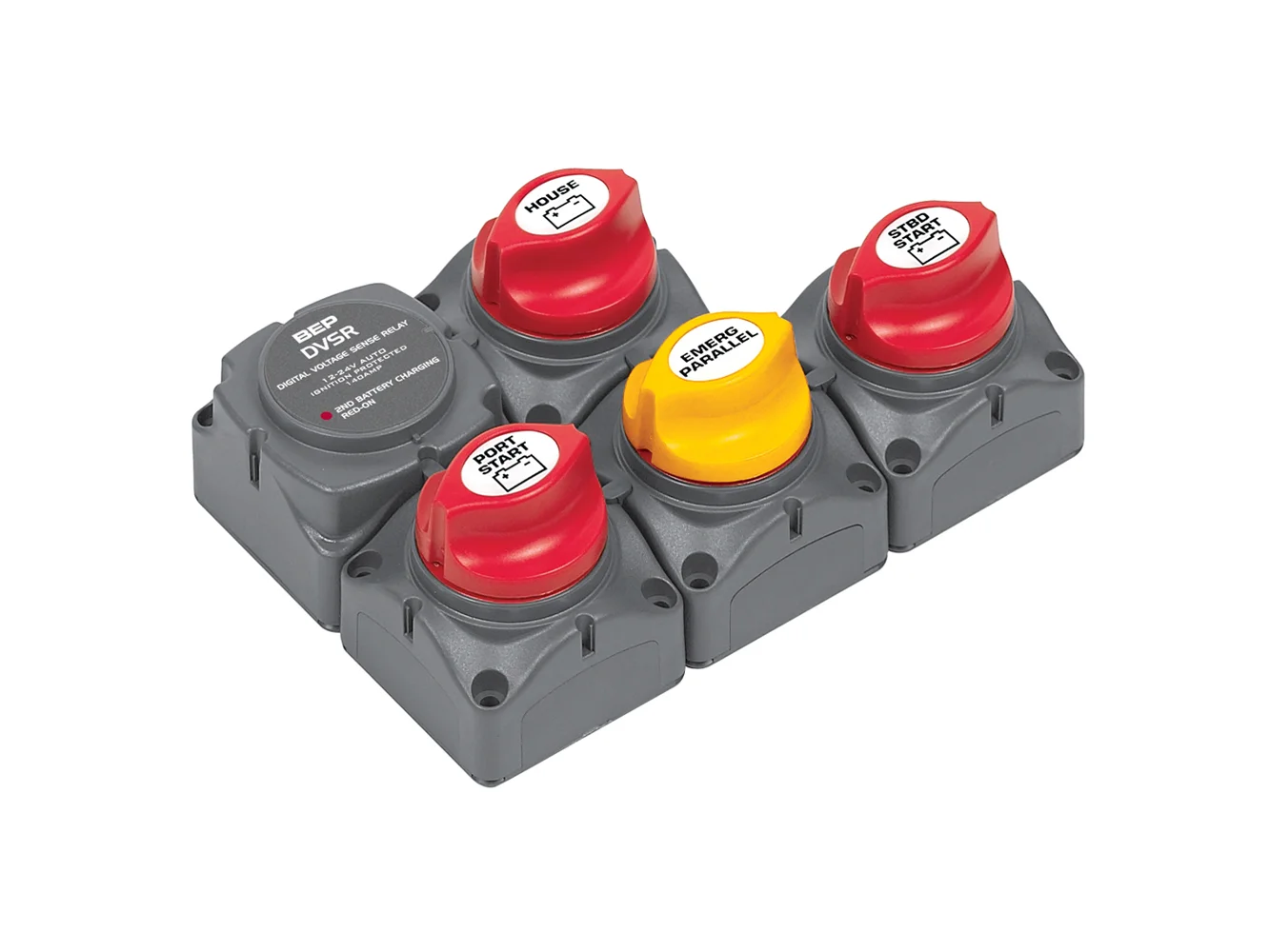 BEP Battery Distribution Cluster f/Twin Inboard Engines w/Three Battery Banks